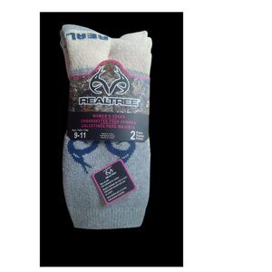 2 Pairs of Realtree Women's Socks Size 9-11